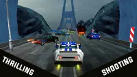 Traffic Car Shooter Racing Screen Shot 1