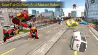 Futuristic Police Car Real Robot Transformation Screen Shot 0