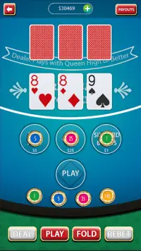 3 Card Poker Casino Screen Shot 1