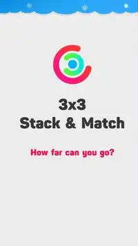 3x3 - Stack & Match Color Rings New Tic Tac Toe Screen Shot 4