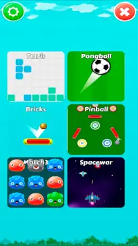 Multi juegos Arcade - gratis Screen Shot 0