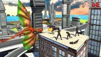 Flying Dragon Clash Simulator: Arqueros VS Dragone Screen Shot 0