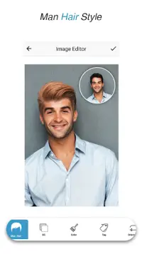 Man HairStyle Photo Editor Screen Shot 5