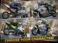 Super Course de Motos Bike 3D Screen Shot 7