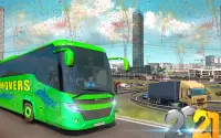 City Coach Bus Simulator: Bus Games 2021 Screen Shot 3