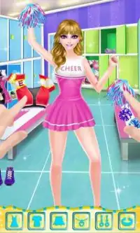 Game On! - Cheerleader Salon Screen Shot 1