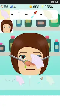 jogos de medico de nariz Screen Shot 2