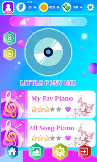 my Little Pony Piano Game Screen Shot 0