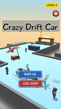 Crazy Zombie Drift Car Screen Shot 0