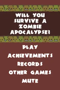 Zombie Apocalypse Quiz Screen Shot 0