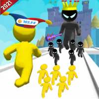 Join Color Rush Run Race Games-Giant Clash 3D