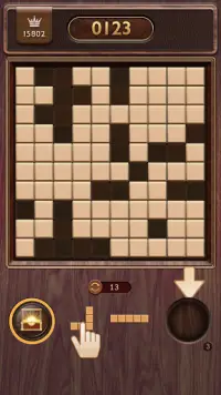 Wise Block Puzzle - Free Wood Block Puzzle Game Screen Shot 2