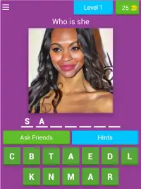 Actress : Best Guess Woman Actor Trivia Quiz Game Screen Shot 20