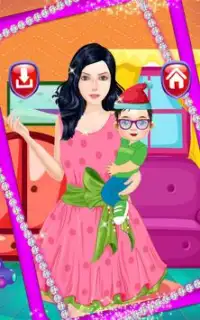 Salon Babysitter gadis game Screen Shot 7
