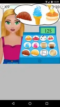 Cake Cooking Cashier Game Screen Shot 0