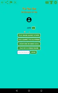 Tic Tac Toe Multiplayer online Screen Shot 1