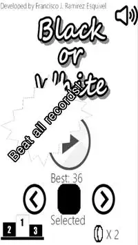 Black or white - Arcade Mobile Game Screen Shot 5