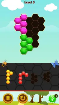 Bee Hexa Puzzle Screen Shot 2