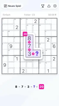 Killer-Sudoku - Sudoku-Rätsel Screen Shot 2