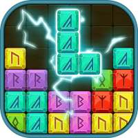 Blok Spadanie Puzzle: Kolorowy Blok Puzzle Gra