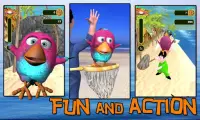 Bird Run, Fly & Jump: Angry Race Screen Shot 0