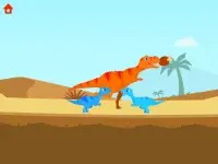 공룡의 섬: T-REX 게임 아동용 쥬라기 시뮬레이터 Screen Shot 9