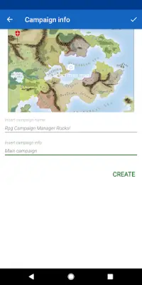 RPG Campaign Manager Screen Shot 1