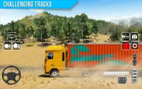 Conducteur de camion tout-terrain 4X4 cargo truck Screen Shot 3