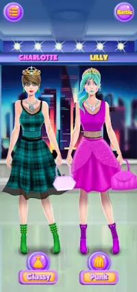 Fashion Competition: Girl Dress up Games Screen Shot 1