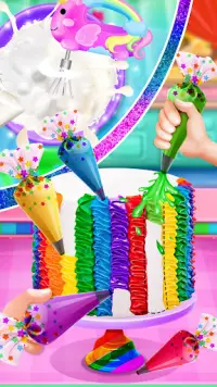 Rainbow Unicorn Cake Screen Shot 1