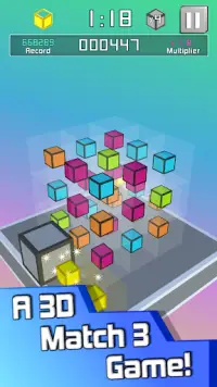 CuboCombo: A 3D match 3 game! Screen Shot 0