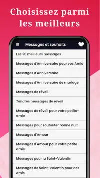 Messages souhaite collection Screen Shot 4