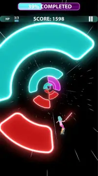 Music Surfer -  музыкальная оффлайн тап игра. Screen Shot 7