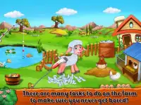 Tycoon de ferme bétail  jeux de ferme pour enfants Screen Shot 1