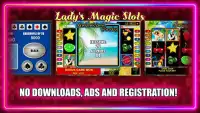 Lady's Magic Slots Screen Shot 4
