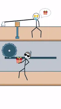 Thief Puzzle Game Stickman Hints Screen Shot 0