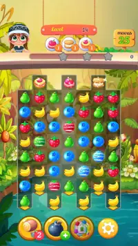 New Tasty Fruits Bomb: Puzzle World Screen Shot 2