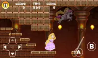Adventures Princesse Rapunzel Runner Dash Screen Shot 2