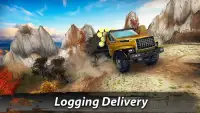 🚛Offroad Timber Truck: Simulador de Condução 4x4 Screen Shot 8