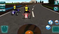 3D vélos de course de quad Screen Shot 2