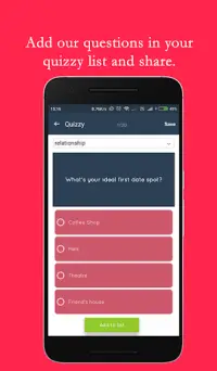 Quizzy: Top Personal Quiz app Screen Shot 4