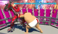 Real Robot Vs Monster Sumo Wrestling:Ring Fighting Screen Shot 5