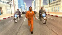 Police US Moto Bike Simulator: réel Gangster Chase Screen Shot 1