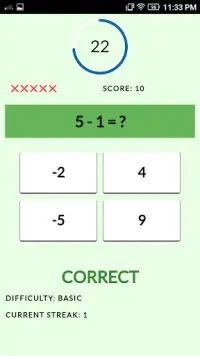 Swift Math Game FREE Screen Shot 2