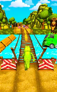 Subway Jungle dash Runner: Endless Run Rush Game Screen Shot 4