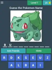 Guess Pokemon Name Screen Shot 0