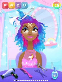 Giochi Unicorno parrucchiere per ragazze e bambini Screen Shot 5