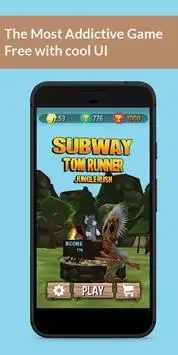 Subway Tom Running Jungle Rush 2018 Screen Shot 1