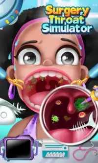 喉の手術シミュレータ - 無料ドクターゲーム Screen Shot 3