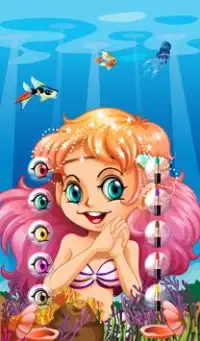 My Cute Mermaid Princess Makeover-2D Makeup Salon Screen Shot 7